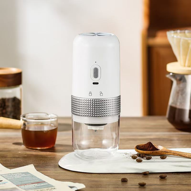 家庭用豆磨き機手磨きコーヒーマシン電動コーヒークロスボーダーUSB充電携帯研磨機工場直販|undefined