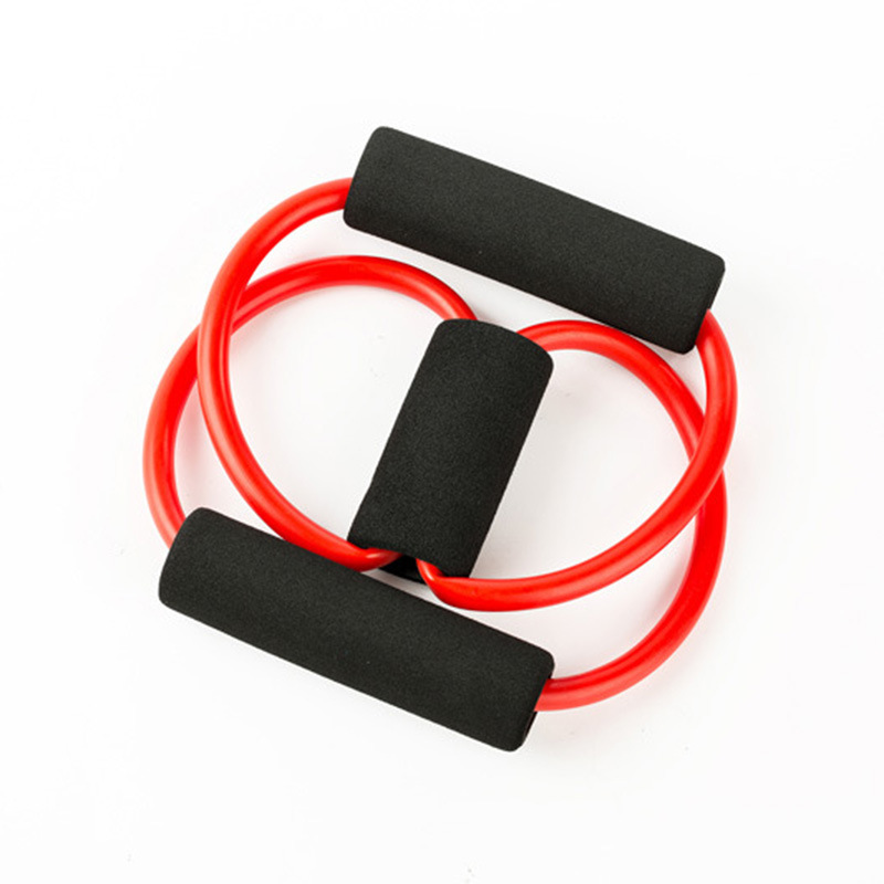 Pilates banda de resistencia Dispositivo de fitness banda de tensión cuerda de tensión de 8 palabras extensor de pecho cuerda de tensión de yoga dispositivo de tensión de fitness