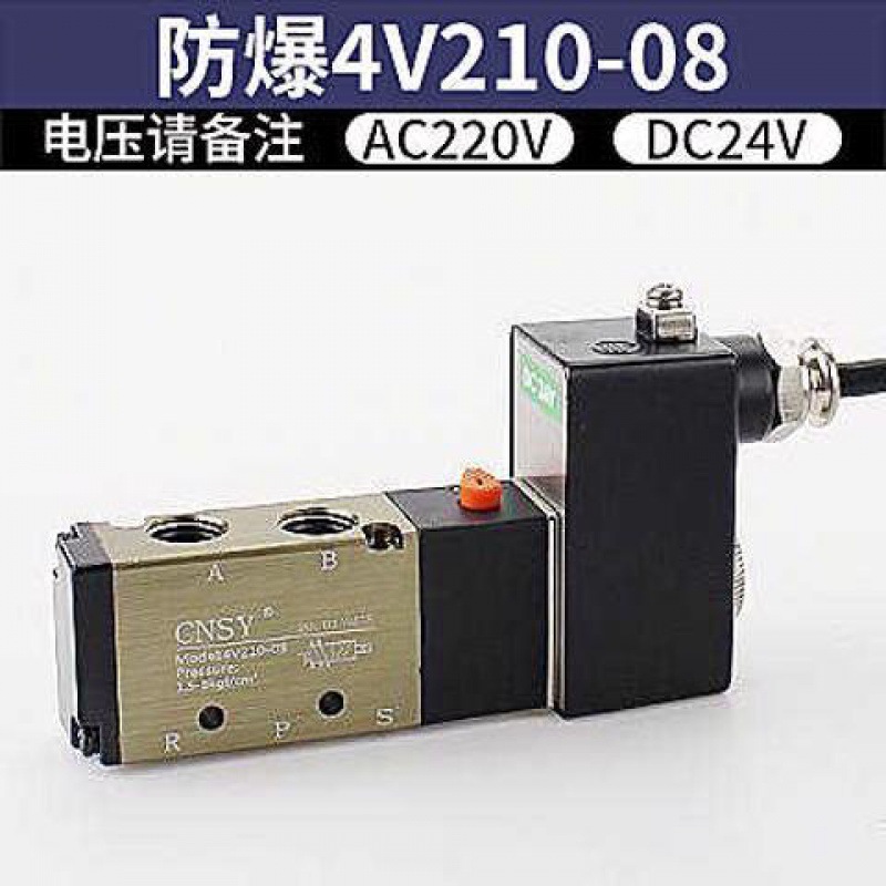 검은색 폭발 방지 4V210-08