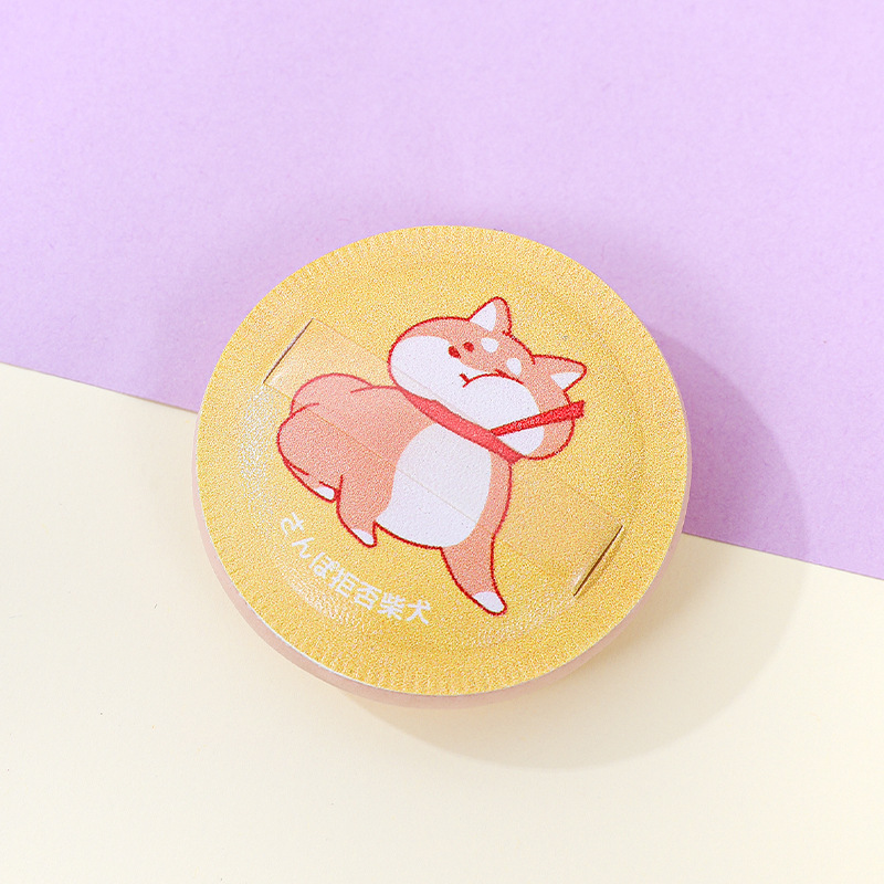 Puff de malvavisco redondo personalizado de fábrica, no coma polvo, seco y húmedo, patrón de logotipo impreso, huevo de belleza al por mayor