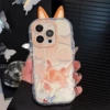 Feather Cream-Flowers Nick + Three-dimensional Fox Ears