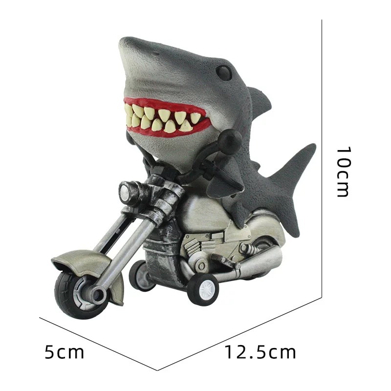 Transfronteriza Amazon modelo animal motocicleta modelo animal cabeza giratoria locomotora inercia adelante coche de juguete