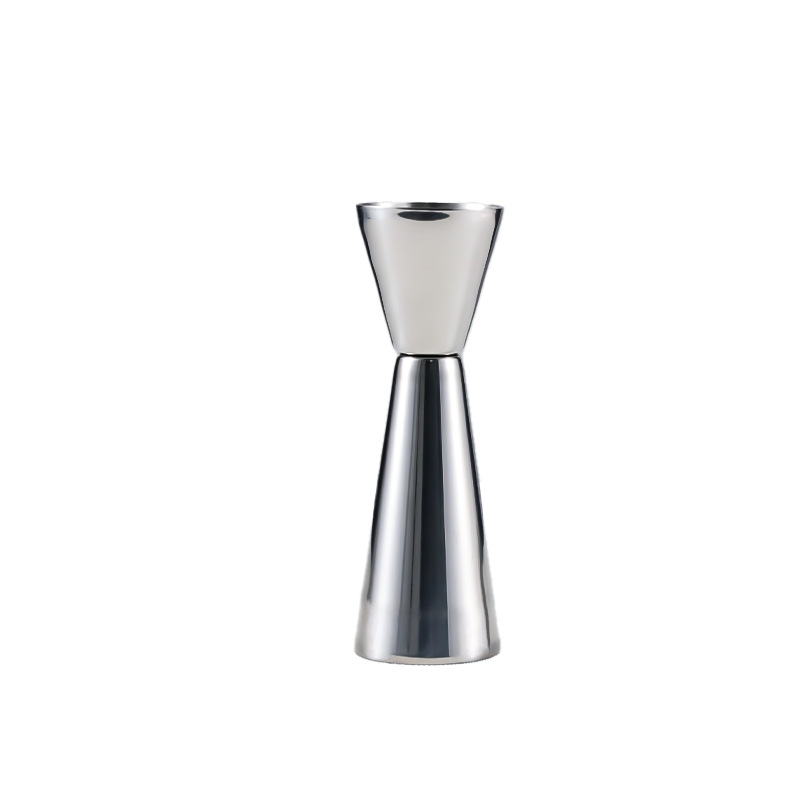 Taza medidora de acero inoxidable de doble cara con escala, taza de 30/60 onzas, herramienta para mezclar en bar, taza medidora