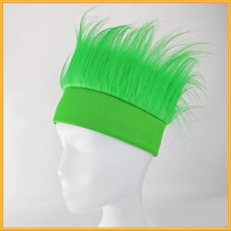 Sombrero irlandés de San Patricio – con trébol y barba, para fiestas