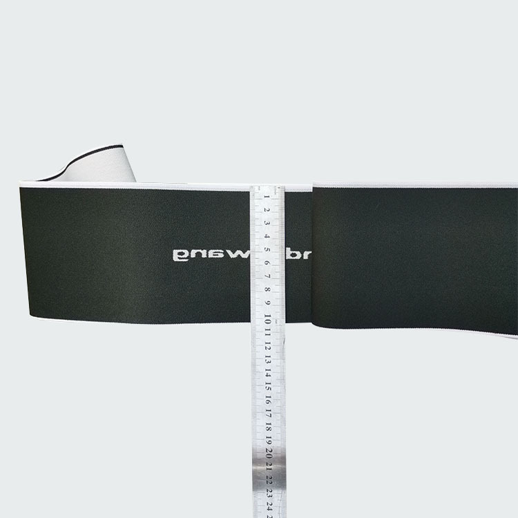 源头厂家提花松紧带定制 高针数橡筋弹力带服装服饰辅料可印LOGO