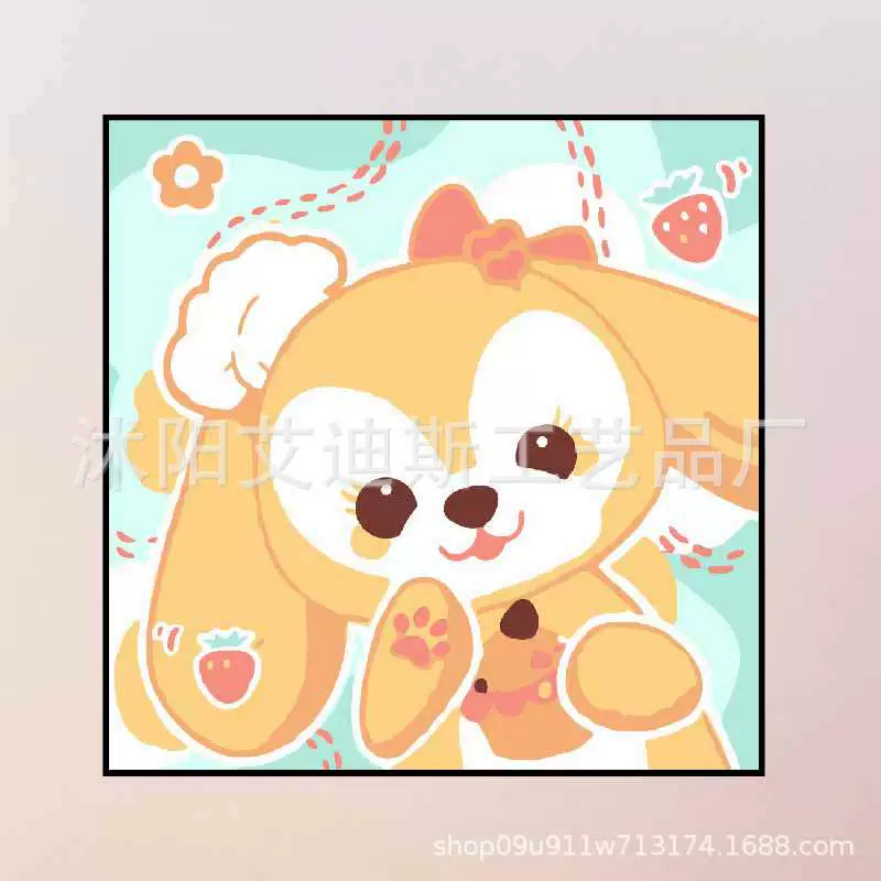 DIY заполнение детской цифровой масляной живопись красивый стиль оформление Sanrio ручной заполнение цвет терапия картина производитель оптом