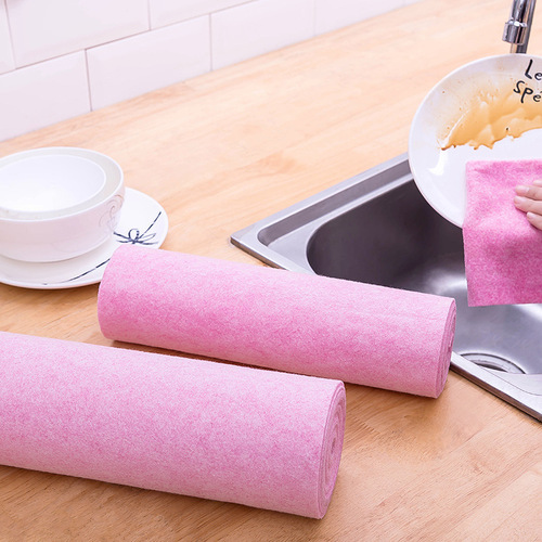 Coconut Shell Cleaning Cloth Household Grease-Proof Dishwashing Cloth Oil-Repellent and Water-Absorbent Non-Furring Kitchen Cleaning Pads Coconut Shell Towel