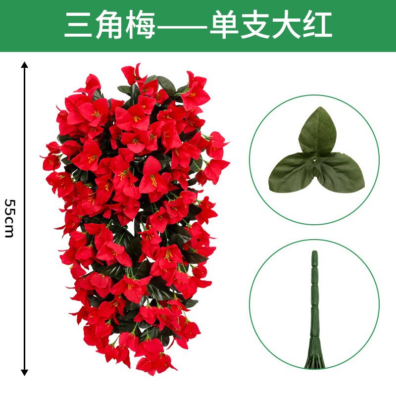 Enredadera de Glicinia Artificial, Flores de Seda, Decoración para Bodas, Colgante o Pared, para Salón