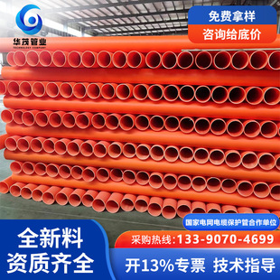 Cpvc Power Pipe 110 Embedded Pipe 150 Embedded Power Cable Duct 200 High Voltage Protection Pipe High Temperature Resistance