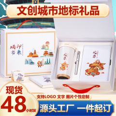 创意文创城市风伴手礼恒温杯笔记本套装定制文旅活动礼物商务礼品