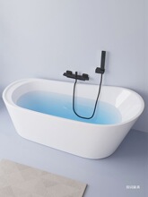 成人浴缸亚克力小户型家用民宿网红一体独立式酒店欧式贵妃浴盆