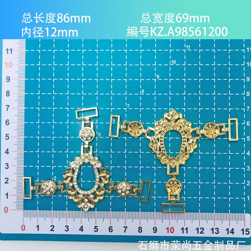 工場で自主運営された絶妙な新しい亜鉛合金チェーンバックル革靴滑り止め調整バックル革靴コート調整ベルトバックル|undefined