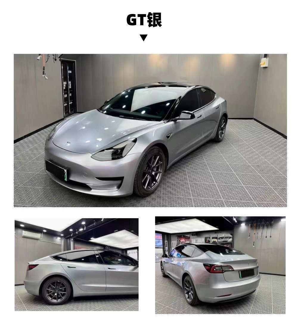 Car Color Change Film PET Base Crystal Piano Black Porcelain Blue Lavender Glacier Blue Whole Car Roll Film