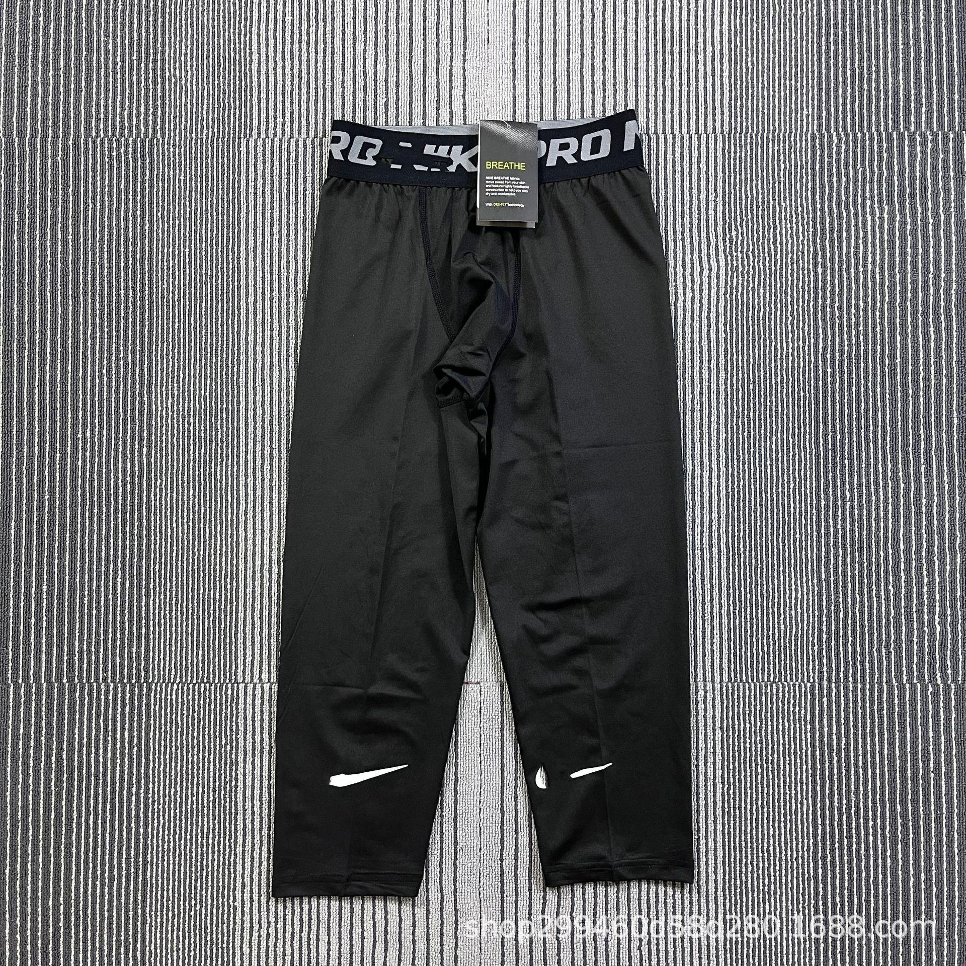 X3 7포인트 더블 후크 레깅스 블랙