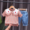 Summer fashionable cute shirt, set