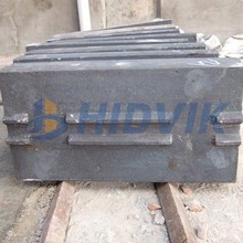 适用于上海路桥山宝高铬合金陶瓷板锤PF1315/1320反击破碎机配件