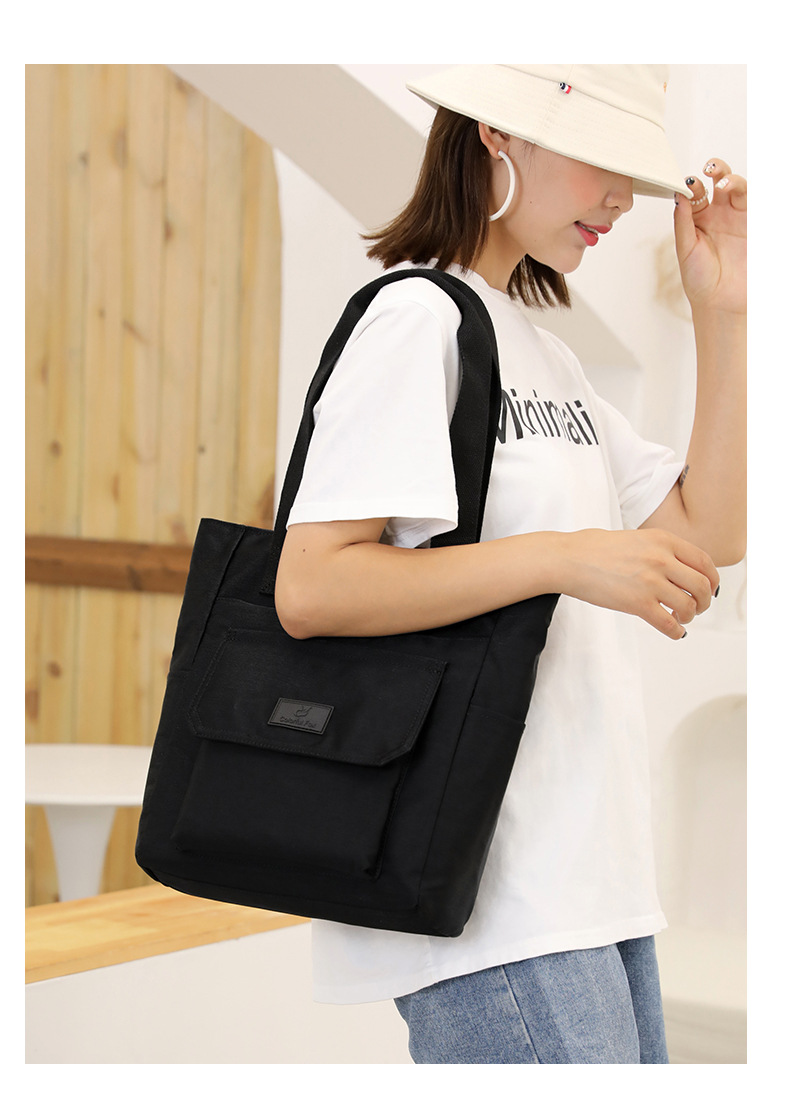 Custom-made tote bags for women, large-capacity fashionable and trendy handbags, printed LOGO nylon water-resistant single-shoulder bags undefined