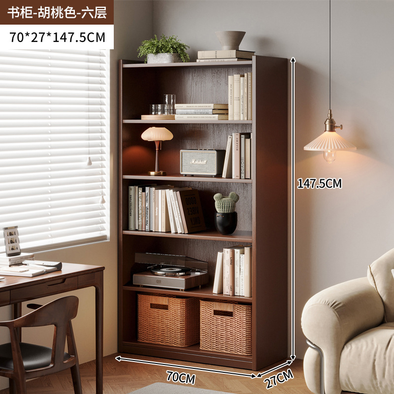 Estante de libros estante de piso contra la pared gabinete integrado gabinete pequeño lado gabinete de almacenamiento gabinete estrecho de almacenamiento gabinete de exhibición