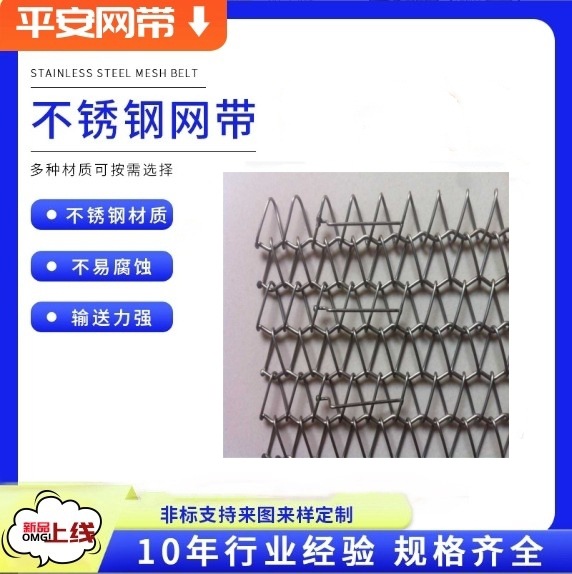 网带加工 烧结炉淬火炉 正火炉高温不锈钢网带连续式热处理正火炉