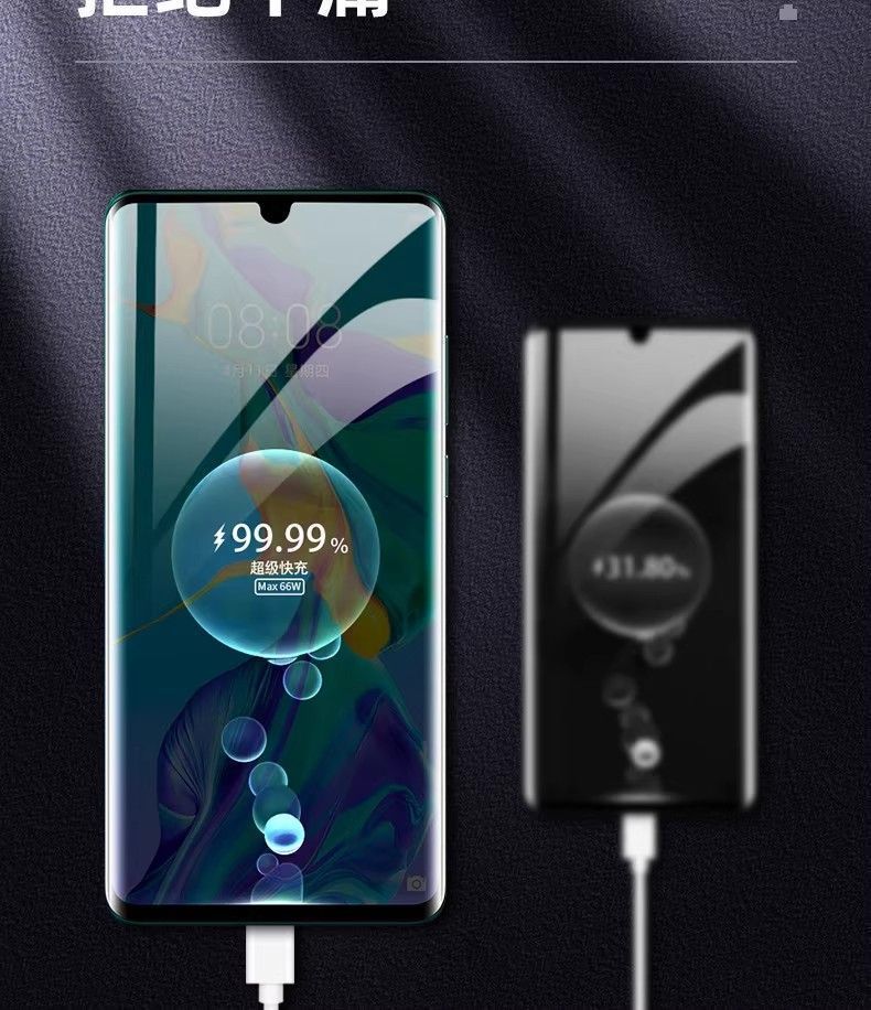 300W Super Fast Charging Car Charger, One-To-Three with Built-In 1.5m Spring Cable, Smart Digital Display Car Charger