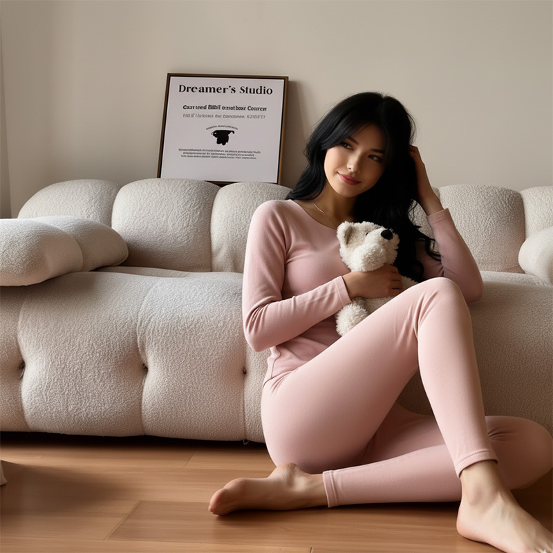 251107 Thermal Underwear Men's and Women's Warm Plus Velvet Long Sleeve Autumn Clothes Autumn Pants Set Bottoming Underwear