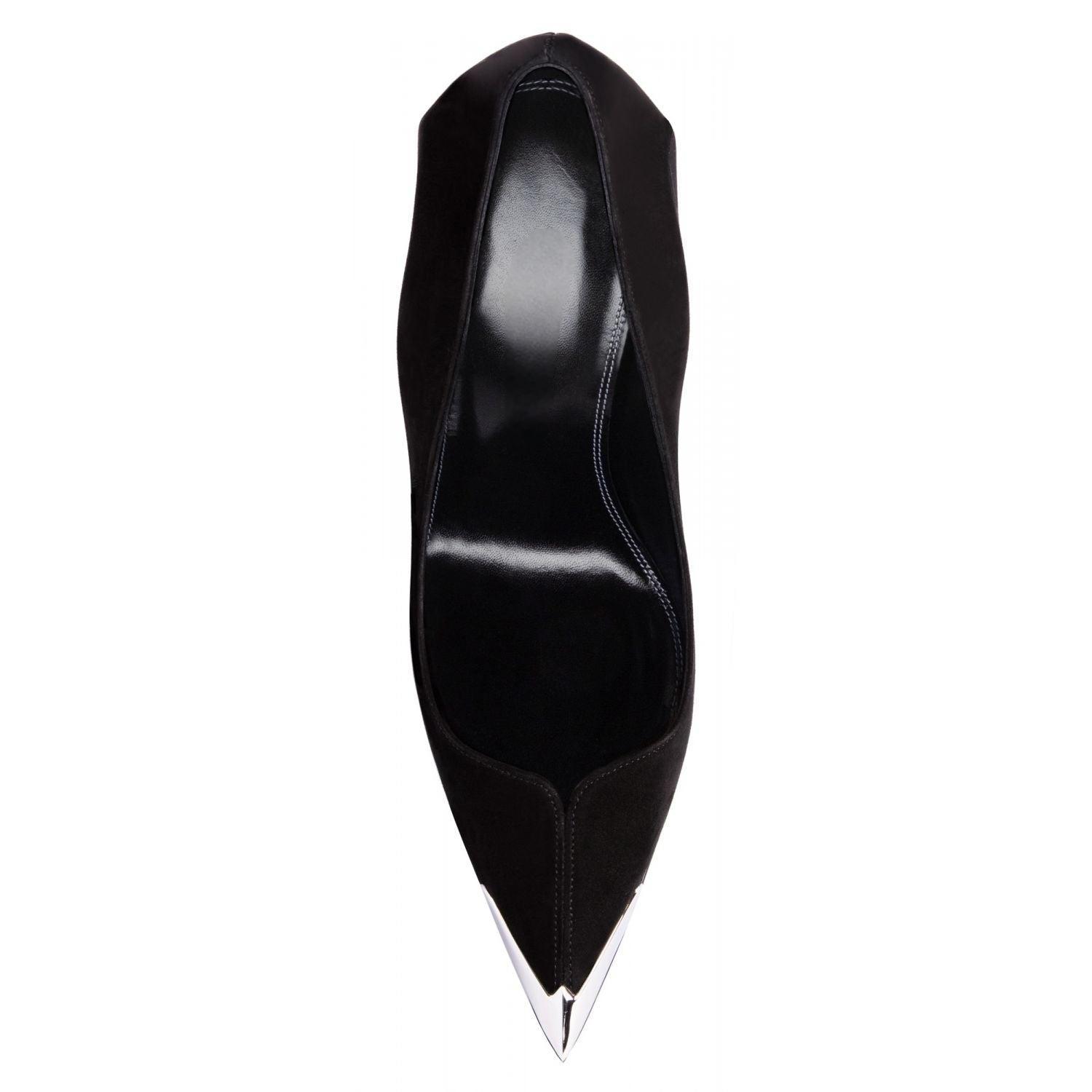 High-end Mature Style Suede For Women, Stiletto 2025 New French Elegant Pointed Toe Party Shallow Mouth High Heels_vogvips.com