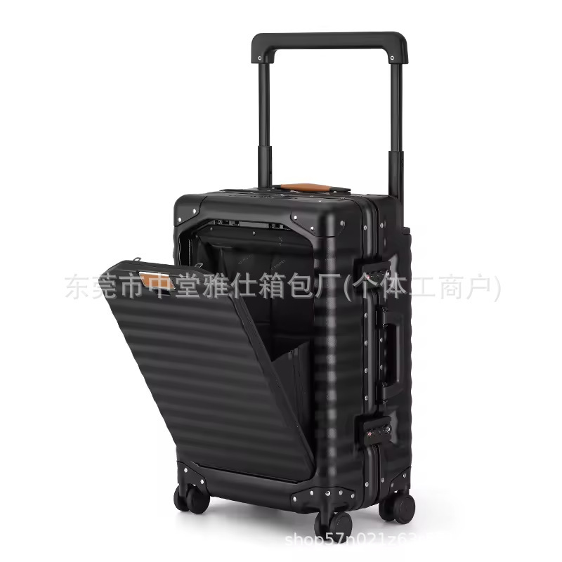 High-Quality Hard-Shell Aluminum Frame Trolley Suitcase 20inch Carry-On Luggage with Tsa Combination Lock, Large Capacity, 360-Degree Swivel Wheels High-Quality Hard-Shell Aluminum Frame Trolley Suitcase 20inch Carry-On Luggage with Tsa Combination Lock, Large Capacity, 360-Degree Swivel Wheels