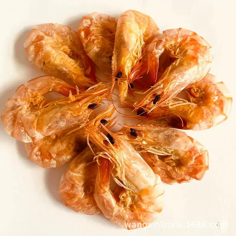 定制烤虾即食 厂家批发食海鲜干货零食大号干虾特大海虾水产海鲜