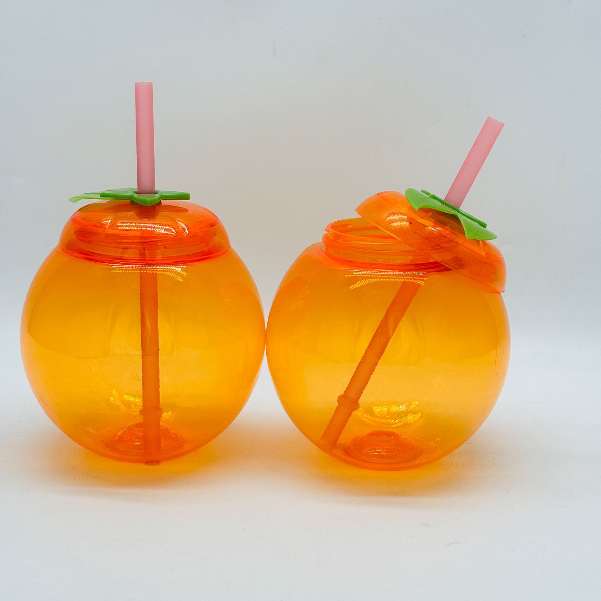 Taza de paja de la serie de frutas de verano gran cantidad de dibujo detallado soporte para diseñar taza de publicidad taza de promoción