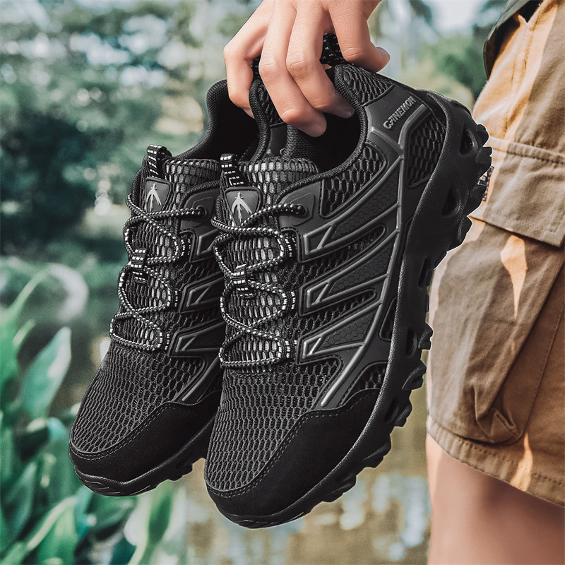 Zapatos de montaña al aire libre resistentes al desgaste, zapatos de sola suave, zapatos de senderismo, zapatos deportivos, zapatos casuales para hombres