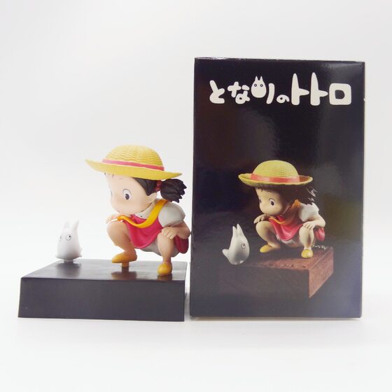 Hayao Miyazaki Character Series Totoro and Xiaomei Hand-held Cute Animation Beautiful Girl Model Ornaments Peripheral Gifts