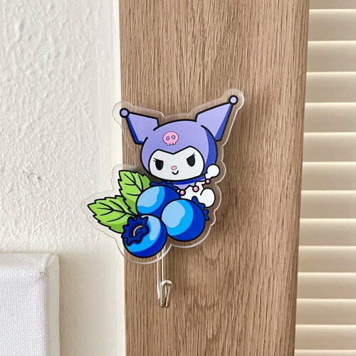 Door Hook Cartoon Student Yiwu Small Commodity Bathroom Hook Cute Acrylic Seamless Hook No Punching