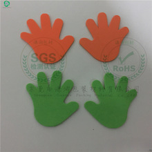 彩色泡棉海绵手掌饰品 可印刷logo 手掌海绵玩具制品