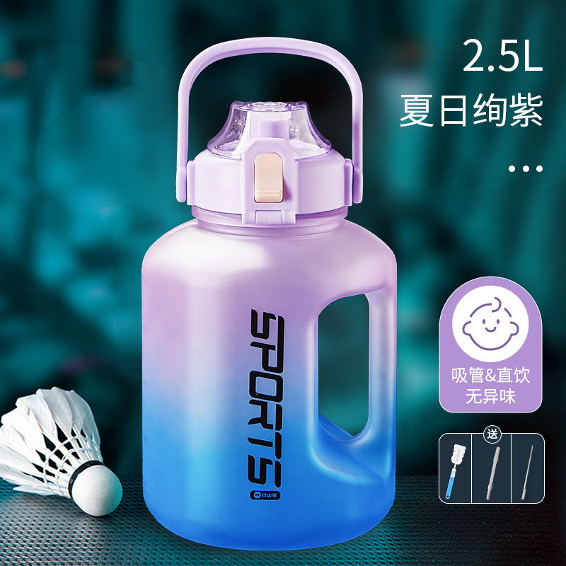 水杯大容量男生健身运动水壶吨桶吨耐高温塑料水瓶大肚杯子顿顿桶|undefined