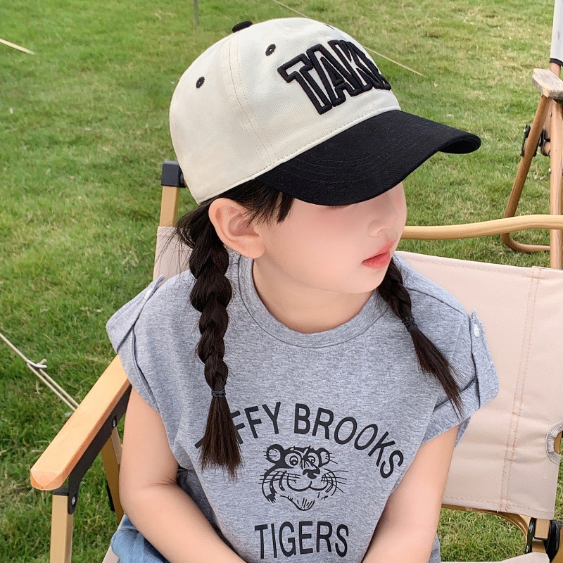 Kids Casual Sun Hat Breathable Summer Baseball Cap With Protection_voghion.com