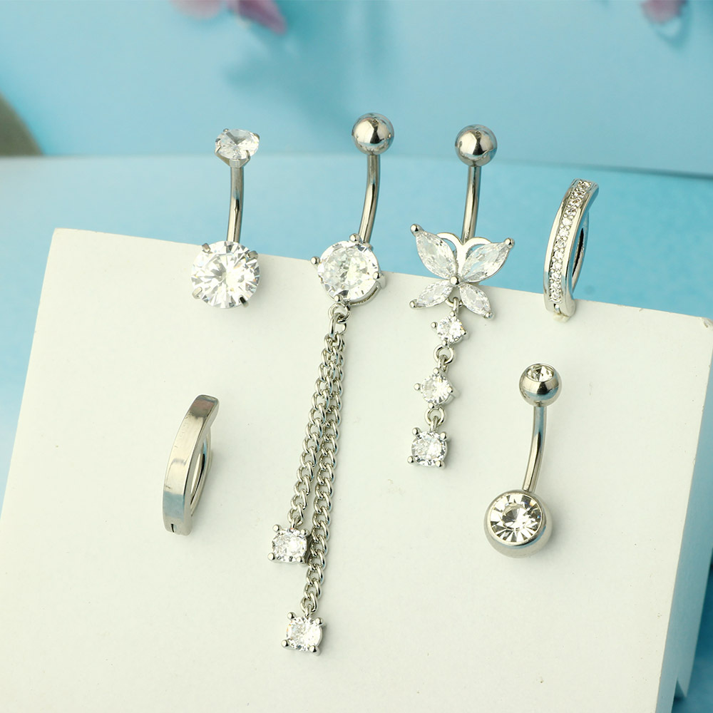 Pointed titanium steel lip stud product view