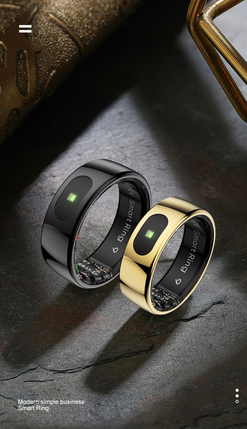 R08 Smart Ring – Gesundheits- und Schlaftracker mit Herzfrequenz-, Blutdruck-, SpO2-, Körpertemperatur- und emotionaler Wohlbefindensüberwachung_voghion.com