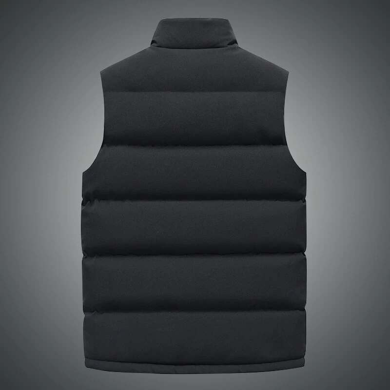 Demi-season vest, keep warm windproof jacket sleevless, slim fit