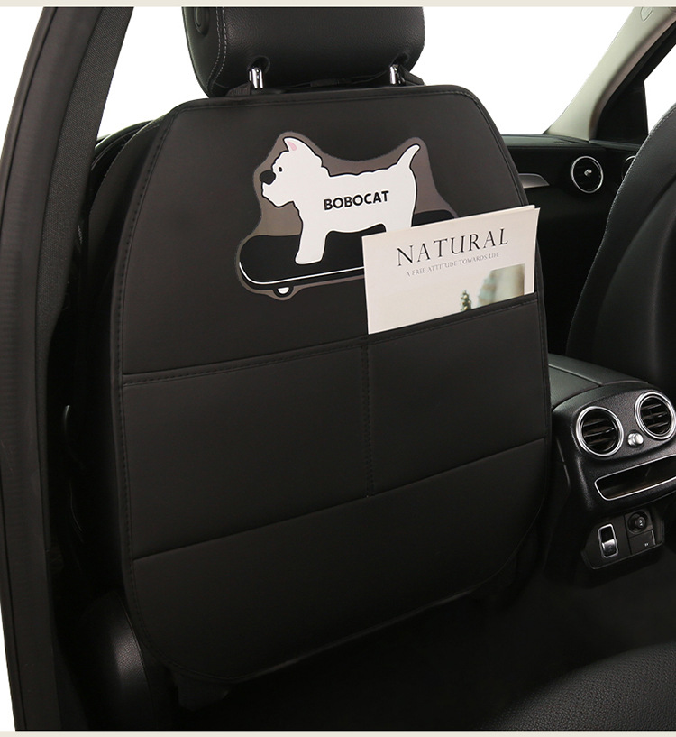 Car Anti-Kick Pad, Universal Anti-Kick Pad, Rear Seat Backrest Anti-Dirt Protective Pad, Children's Dachshund Anti-Kick Pad