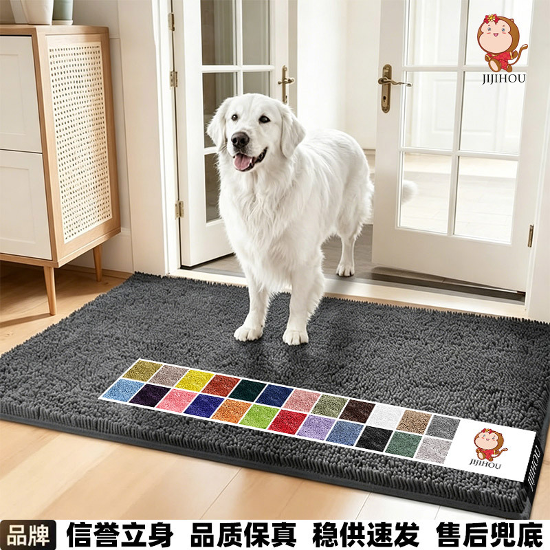 Cross-Border Pet Supplies Hot-Selling Chenille Absorbent Pee Pads, Dog Sleeping Mats, Cat Mats, Cute Pet Feeding Mats