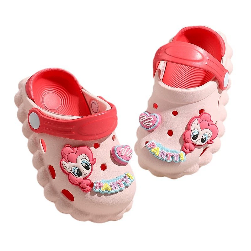 Куточные милые детские сланцы в стиле Crocs с крючком/липучкой?