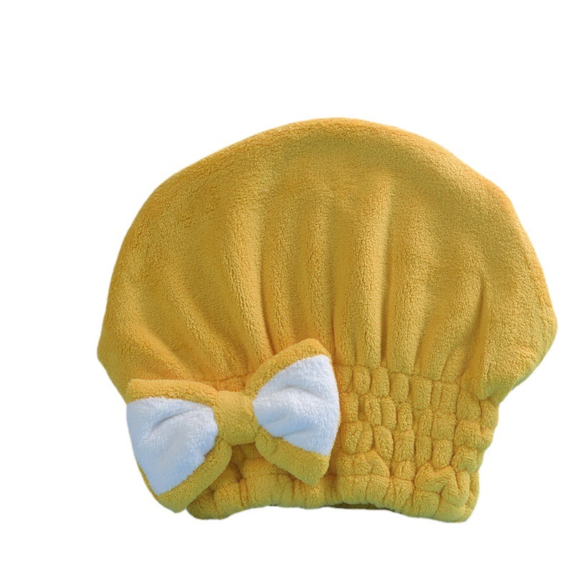 Gorro de secado de pelo de dibujos animados absorbente gorro de ducha de secado rápido ins estilo lindo arco cordón elástico adulto pañuelo en la cabeza al por mayor