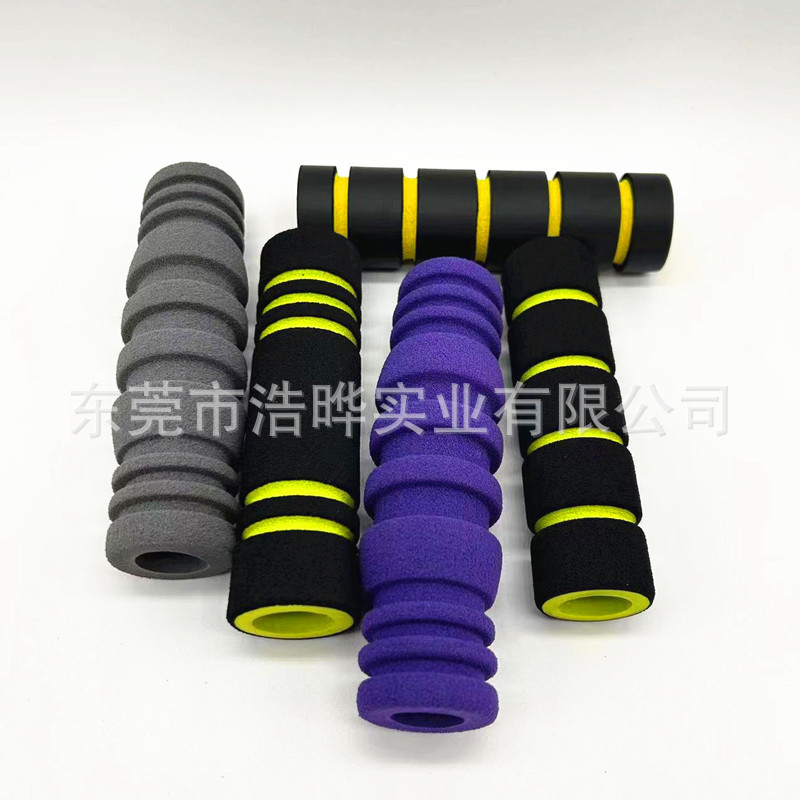 直销双色防撞泡棉管 eva泡棉管手柄套 海绵软管把手套 厂家