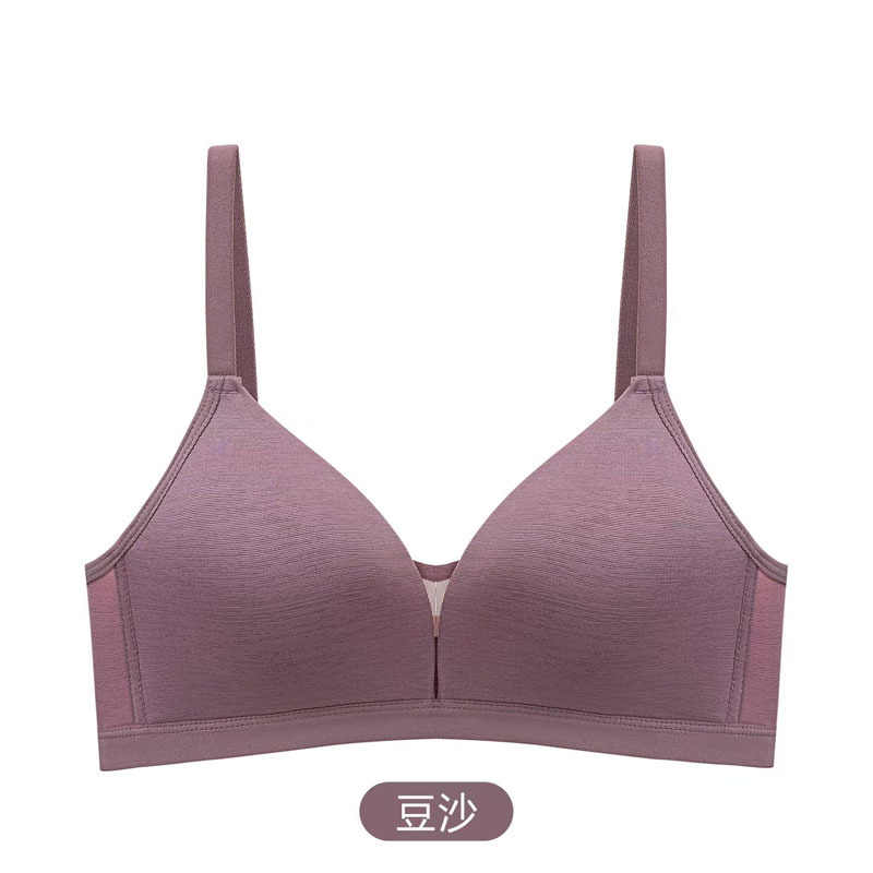 Comercio exterior transfronterizo simple sin marca ropa interior pequeño pecho sin anillo de acero respirado delgado sujetador de mujer 7828# en stock