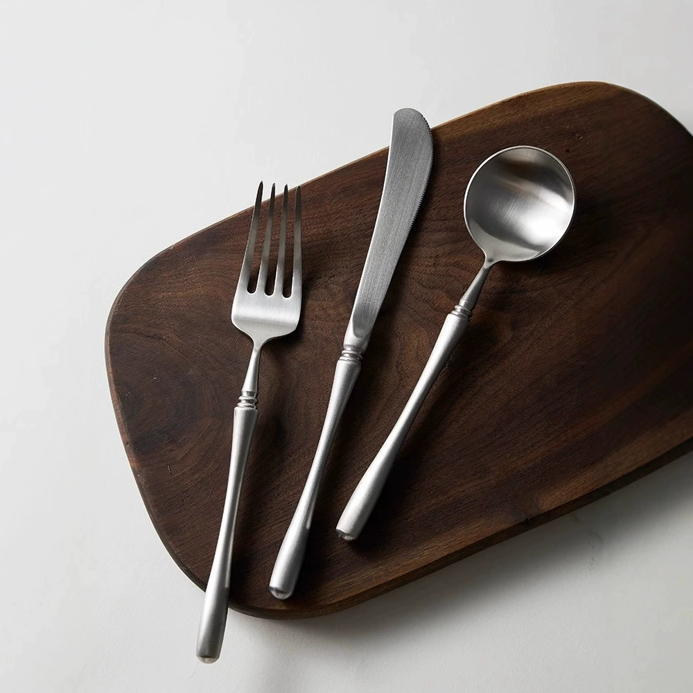 Korean matte set stainless steel, coffee tableware for hotel