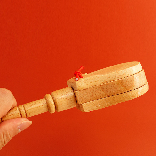 Wooden soundboard with handle Orff early education music toy children's percussion instrument da da dance board professional jujube board