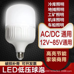 Led電球低圧電球dcac交流直流12v24v36v127v12-85v漁船工作機械鉱用