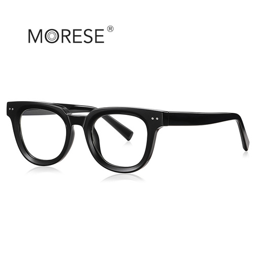 Retro Korean flat mirror simple rivet anti-blue light glasses men's 2120 imitation plate material propionic acid CP ferrule optical frame