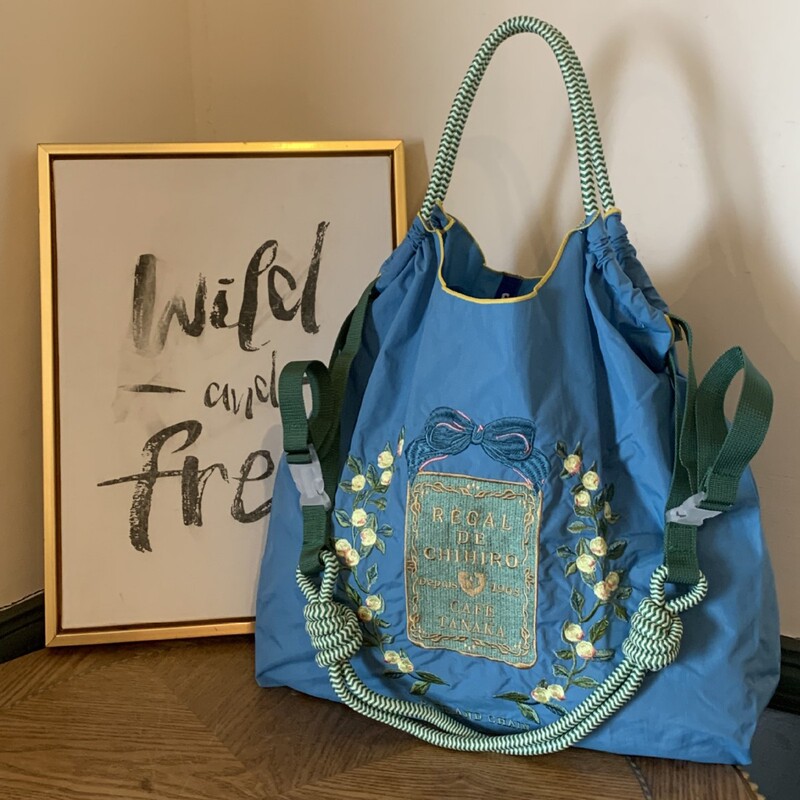 2026 New Korean Version Trendy Japanese-Style Niche Embroidered Shopping Bag Nylon Tote Bag Student Shoulder Bag Eco-Friendly Bag 2026 New Korean Version Trendy Japanese-Style Niche Embroidered Shopping Bag Nylon Tote Bag Student Shoulder Bag Eco-Friendly Bag