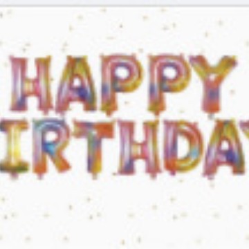 16 pulgadas película de aluminio inglés letras de cumpleaños globo HB feliz cumpleaños set de globo decoración de fiesta de cumpleaños